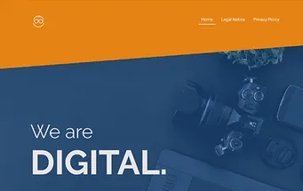 Preview: website van een webdesignbureau